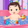Funny Baby Bath